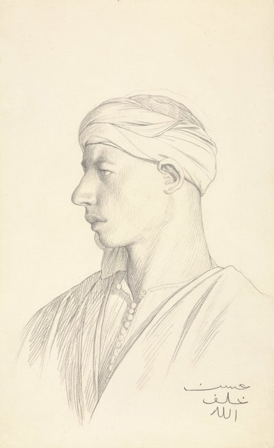 Ritratto di un fellah egiziano da Jean Leon Gerome